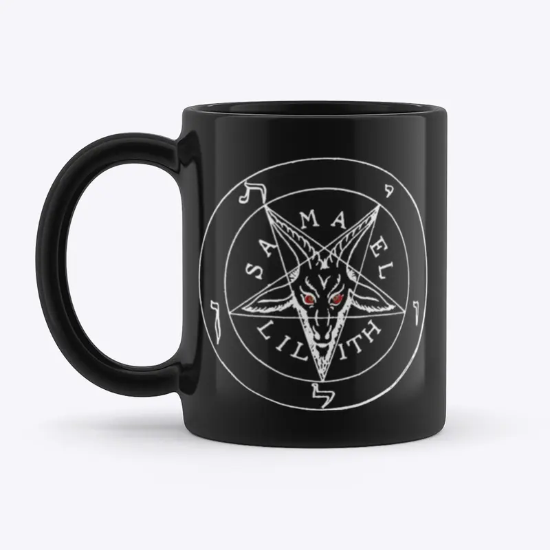 Samael and Lilith Satan Sigil Mug