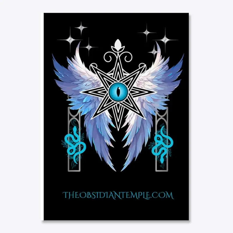 The Obsidian Temple Site Sticker