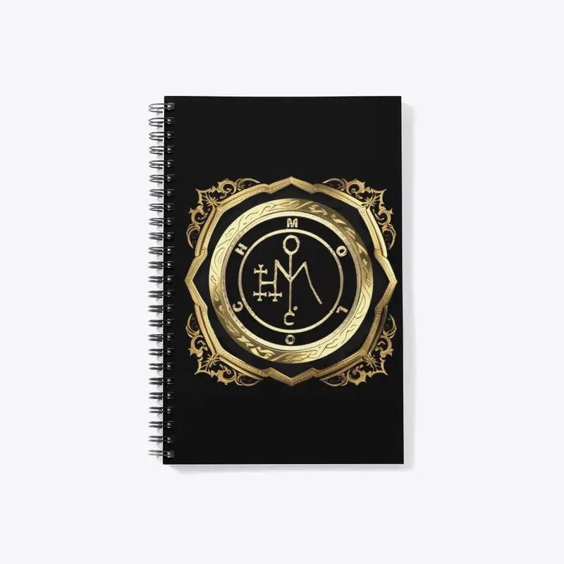 Moloch Sigil Lined Notebook