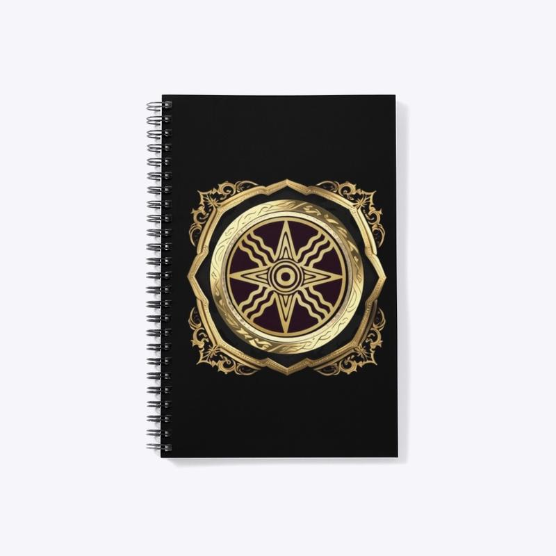 Star of Shamash/ Lucifer Lined Notebook